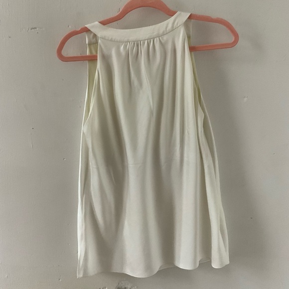 Boston Proper White Sleeveless Blouse - Picture 2 of 2
